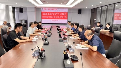 市委党史学习教育第四巡回领导组督导查抄集团党史学习教育发展情况