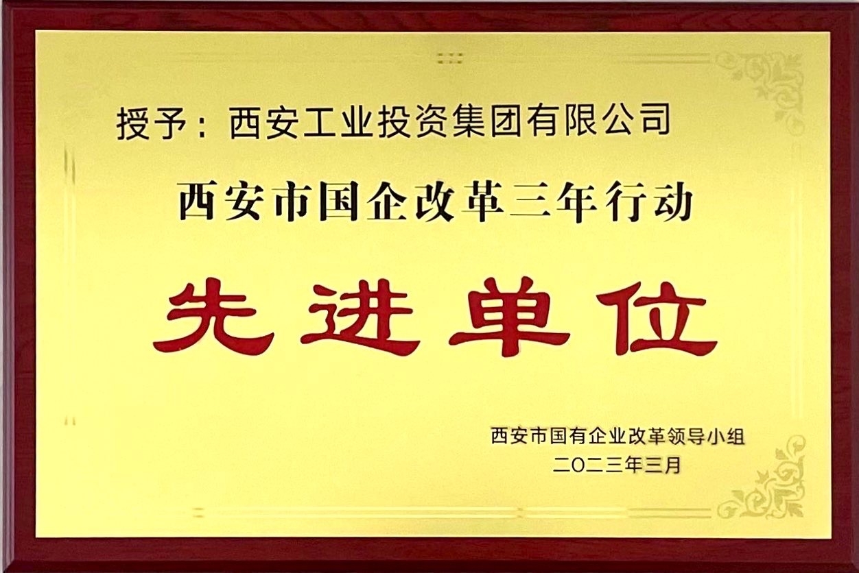 西安BB贝博艾弗森官网集团获评“西安市国企鼎新三年行动先进单元”