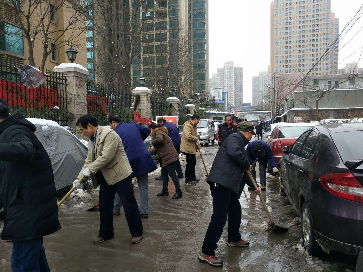 “以雪为令，御雪奋战” 西安工业投资集团再行动