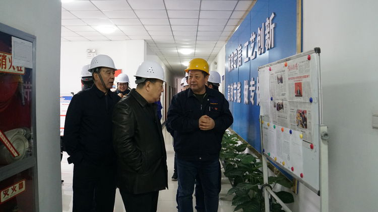 集团辅导金辉带队赴尺度电梯、、、尺度热处置进行工作调研